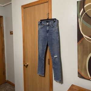 Citizens of Humanity "Rocket Crop" Size 28 Medium Wash Mid-Rise Skinny Leg Jeans